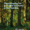 Front page to the baseline mapping: data sharing for a circular economy in the Nordics. Logo Nordic Innovation.